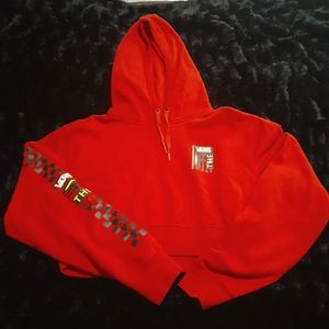 Cropped Vans Off The Wall hoodie